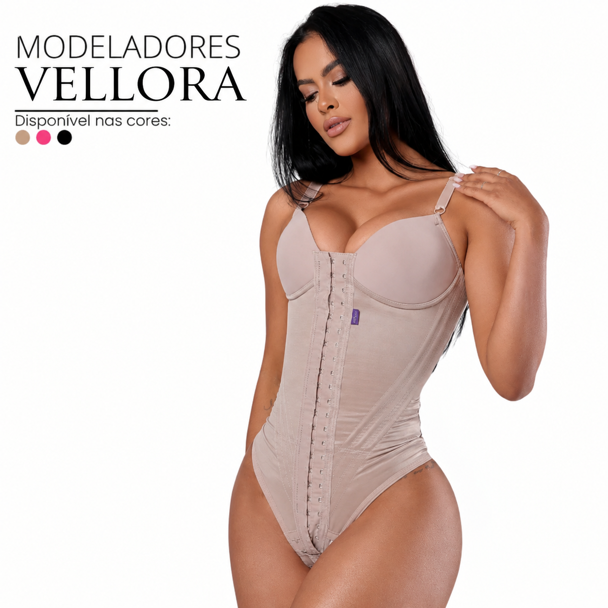 Cinta Modeladora Feminina Body Com Bojo
